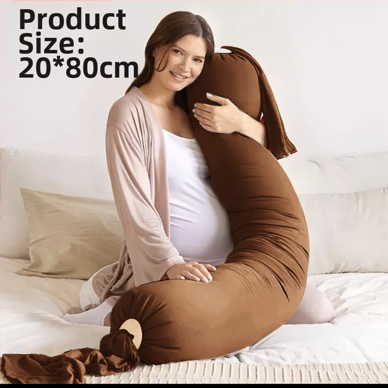 Topošās māmiņas spilvens ar taisnstūra formu, tīrs kokvilnas audums, svars 0.55–1.0 kg, pildījums: cits, piemērots visiem grūtniecības posmiem