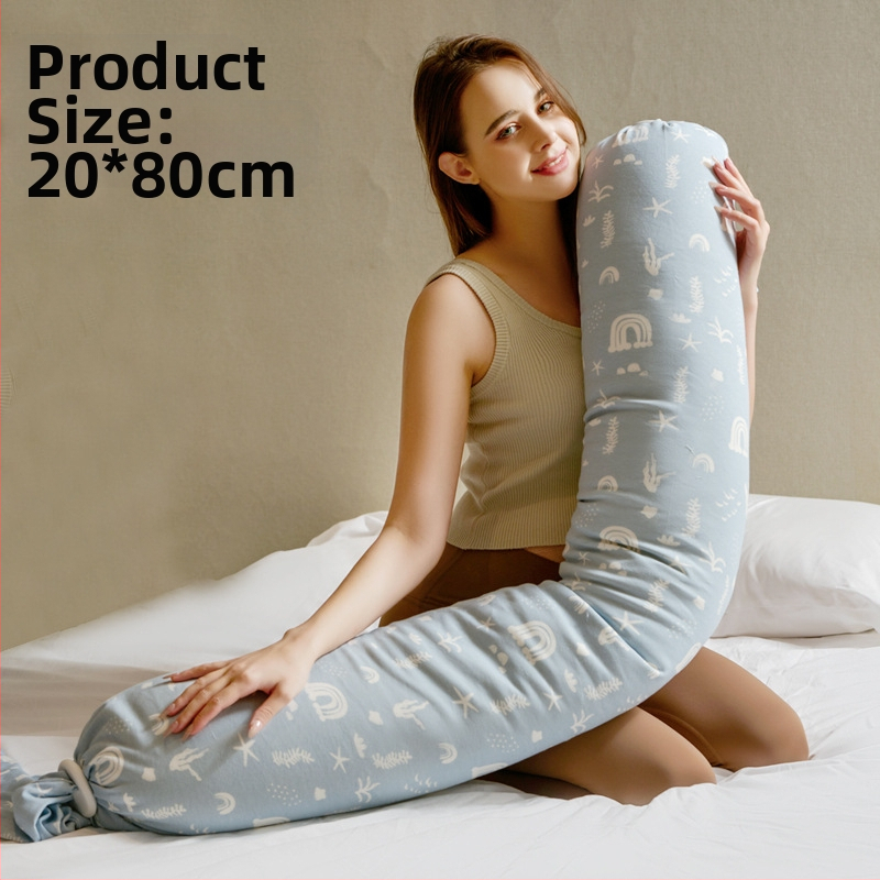 Topošās māmiņas spilvens ar taisnstūra formu, tīrs kokvilnas audums, svars 0.55–1.0 kg, pildījums: cits, piemērots visiem grūtniecības posmiem