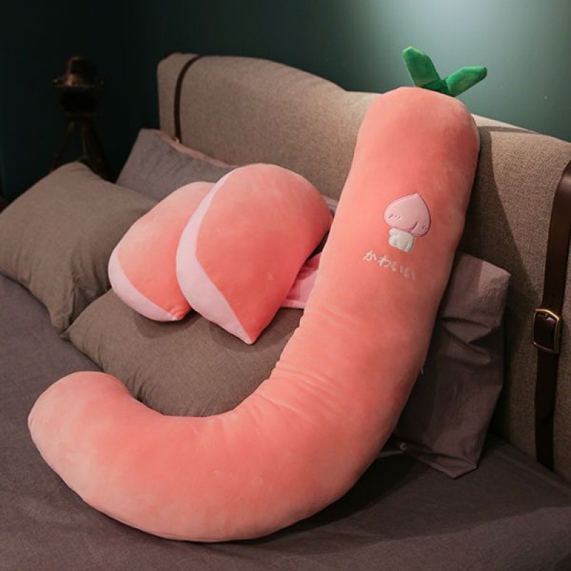 U-veida grūtnieču spilvens ar vidējo atbalstu sānu gulēšanai; svars 0,55–1,0 kg; pildījuma augstums 1–5 cm; piemērots visiem grūsnības posmiem; noņemams un mazgājams pārklājs