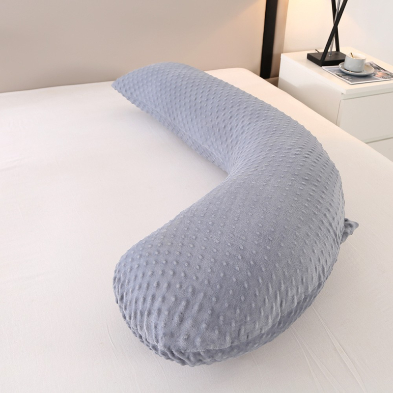 J tips grūtniecības spilvens ar memory cotton pildījumu, tīrs kokvilnas kodols, 0,55–1,00 kg, pilnas stadijas lietošanai, pielāgota apstrāde