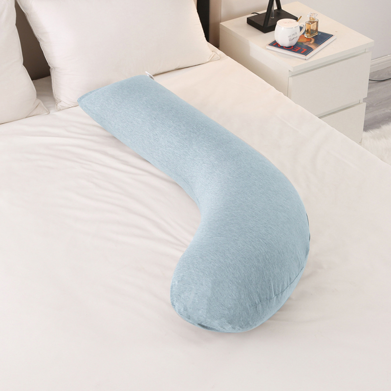 J tips grūtniecības spilvens ar memory cotton pildījumu, tīrs kokvilnas kodols, 0,55–1,00 kg, pilnas stadijas lietošanai, pielāgota apstrāde