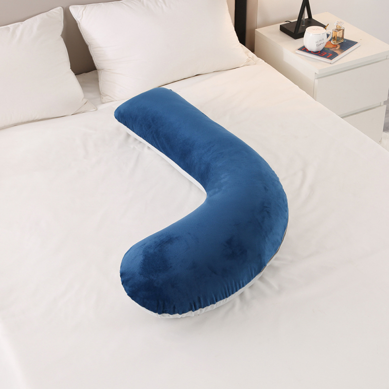 J tips grūtniecības spilvens ar memory cotton pildījumu, tīrs kokvilnas kodols, 0,55–1,00 kg, pilnas stadijas lietošanai, pielāgota apstrāde