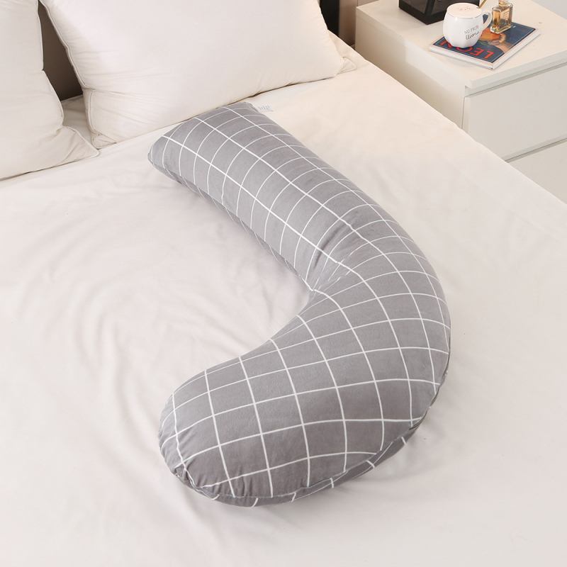 J tips grūtniecības spilvens ar memory cotton pildījumu, tīrs kokvilnas kodols, 0,55–1,00 kg, pilnas stadijas lietošanai, pielāgota apstrāde