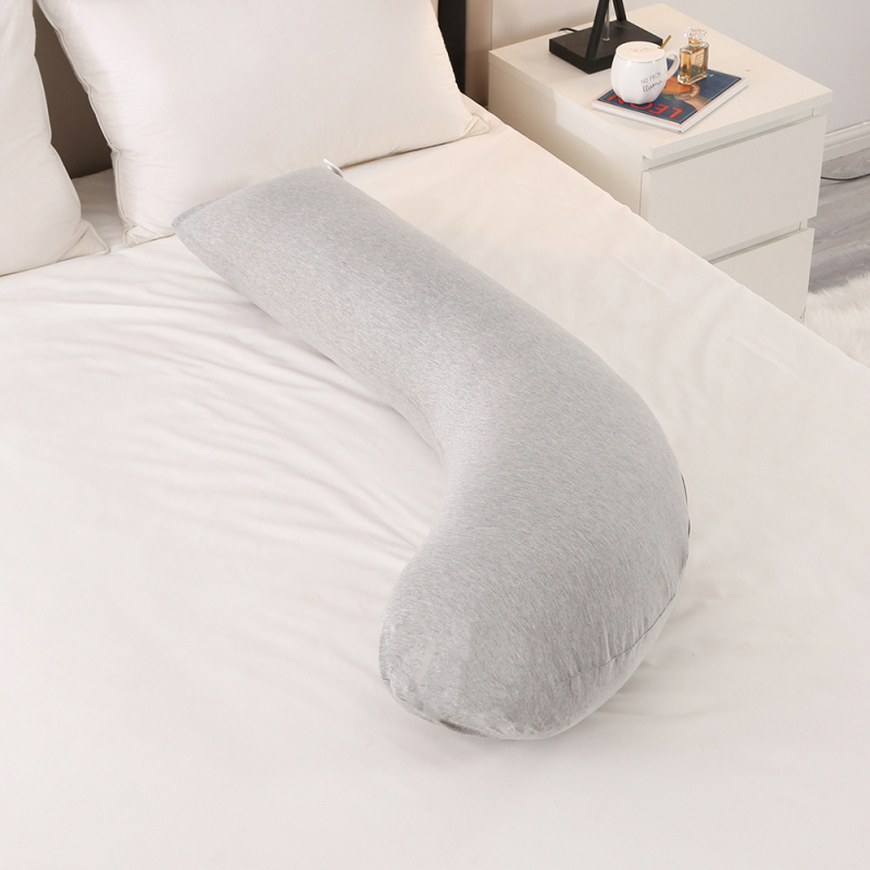 J tips grūtniecības spilvens ar memory cotton pildījumu, tīrs kokvilnas kodols, 0,55–1,00 kg, pilnas stadijas lietošanai, pielāgota apstrāde