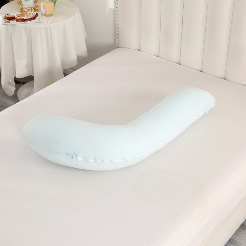 J tips grūtniecības spilvens ar memory cotton pildījumu, tīrs kokvilnas kodols, 0,55–1,00 kg, pilnas stadijas lietošanai, pielāgota apstrāde