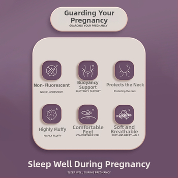 U-образна бременна възглавница за странично спане със поддръжка на корема и гърба, мек плюшен калъф, пълнеж от полиестерни влакна, персонализируема, модерен минималистичен стил