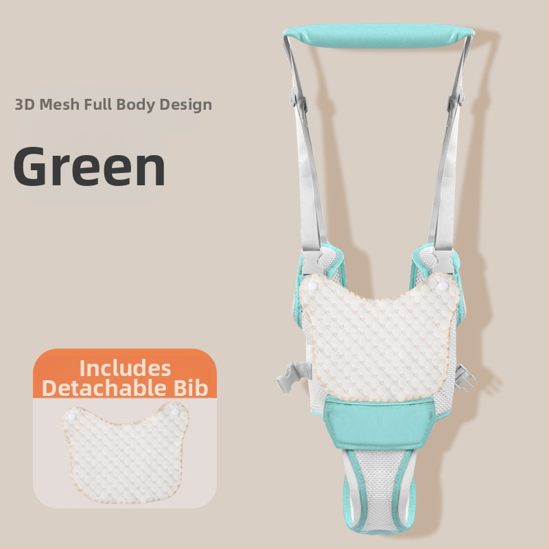 Pojas za hodanje za bebe - prozračni poliester, pomaže u učenju hodanja, potpora struka i sprječavanje pada, za dob 7–36 mjeseci