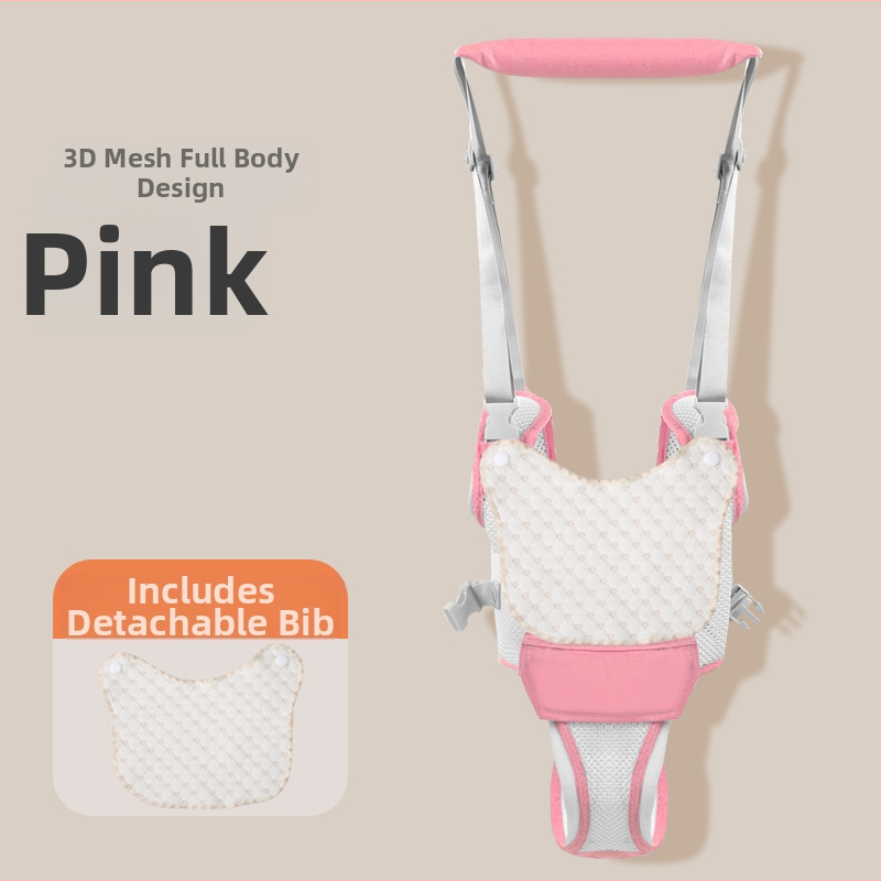 Pojas za hodanje za bebe - prozračni poliester, pomaže u učenju hodanja, potpora struka i sprječavanje pada, za dob 7–36 mjeseci