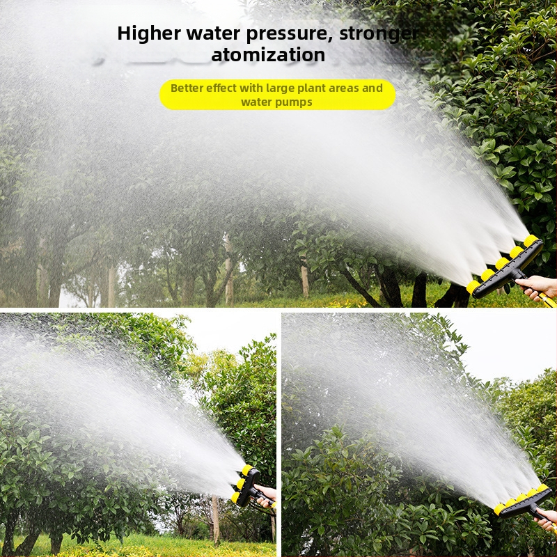 Tiger Knight záhradný zavlažovací rozprašovač s veľkým prietokom a atomizáciou vody pre polievanie kvetov a zeleniny