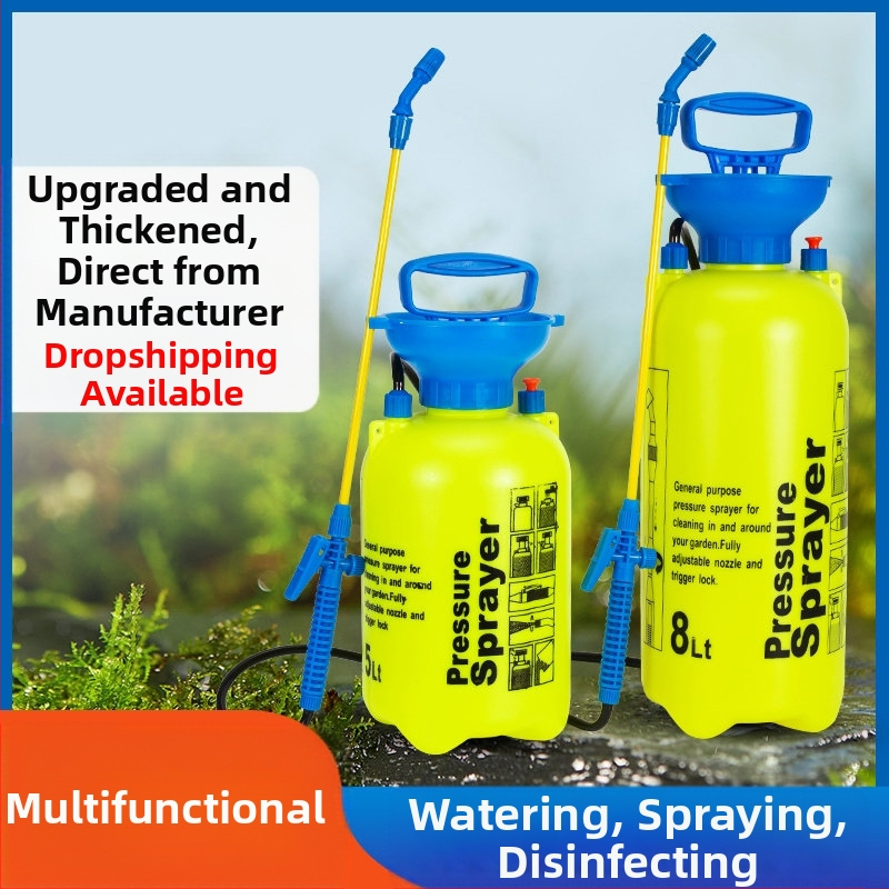 Lunong plastikust aiapihusti kastmiseks, taimekaitsevahendite manustamiseks ja desinfitseerimiseks