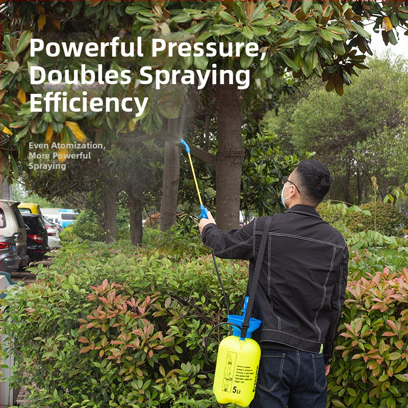 Lunong пластмасов градински пръскач за поливане, пръскане на пестициди и дезинфекция