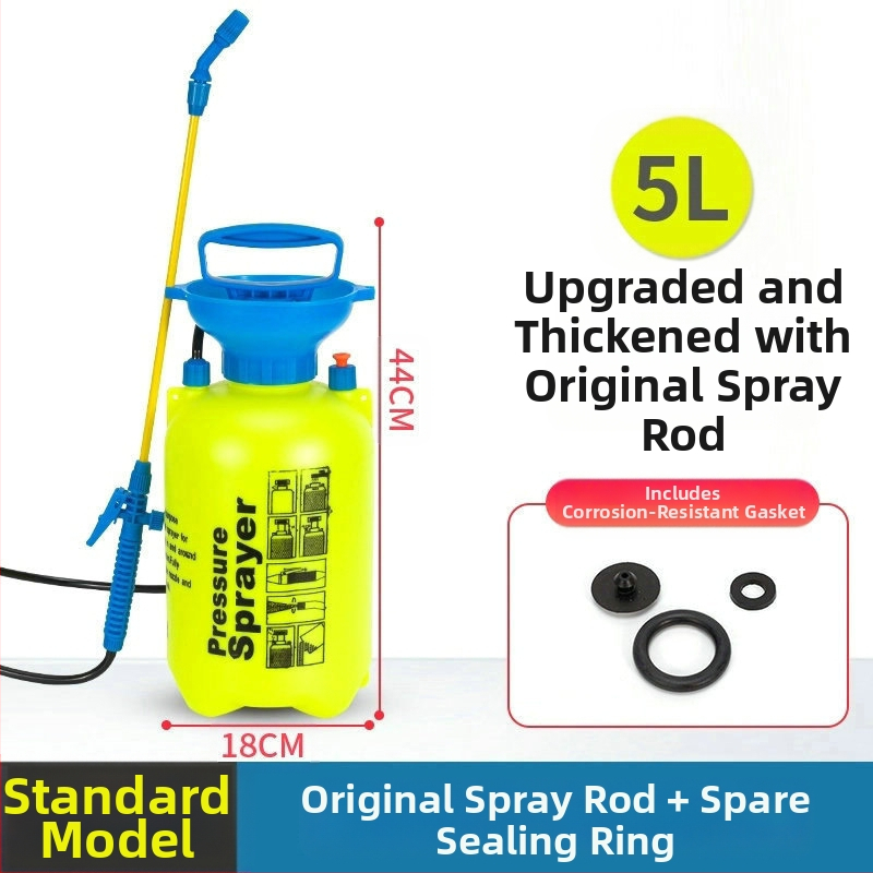 Lunong plastikust aiapihusti kastmiseks, taimekaitsevahendite manustamiseks ja desinfitseerimiseks