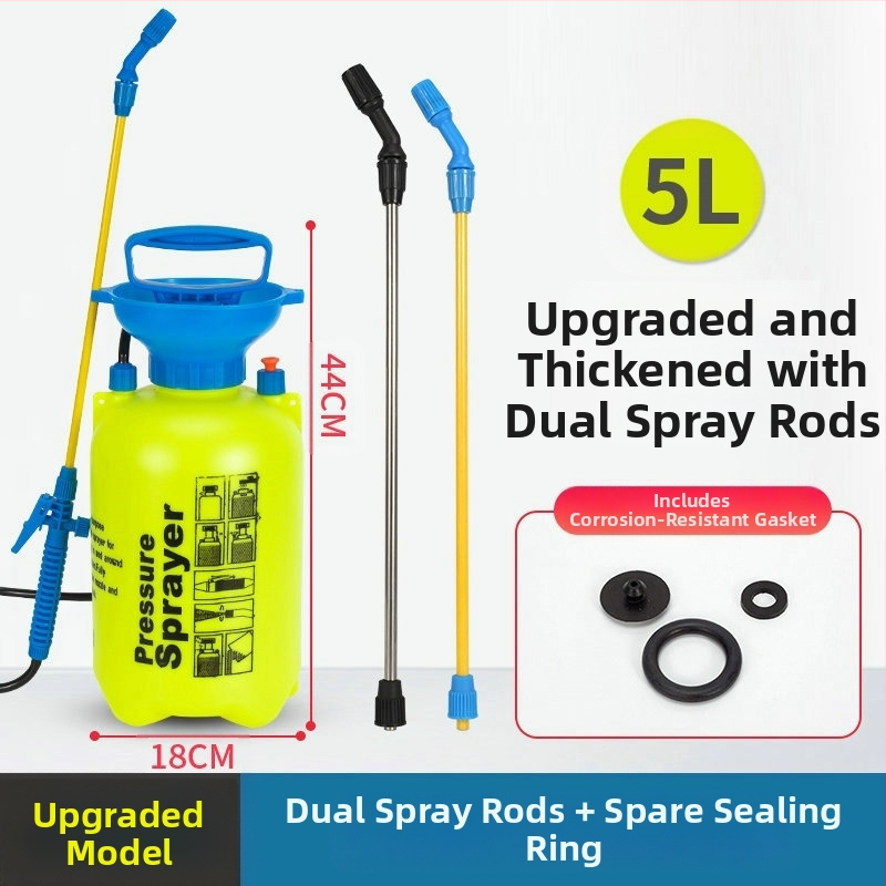 Lunong plastikust aiapihusti kastmiseks, taimekaitsevahendite manustamiseks ja desinfitseerimiseks