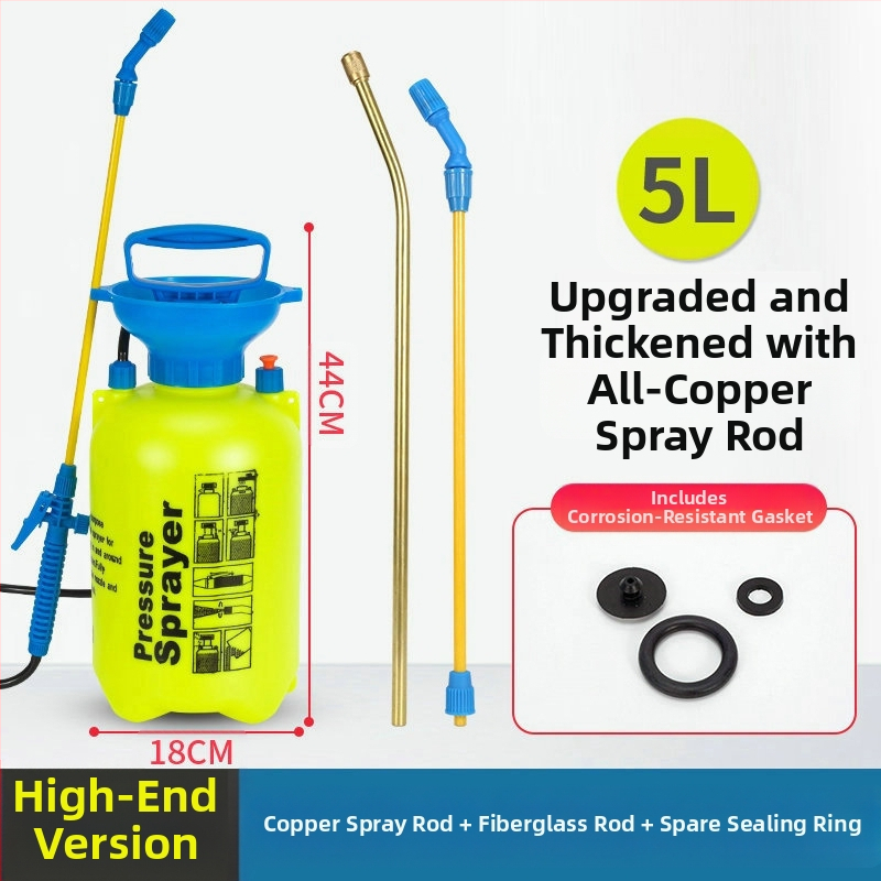 Lunong plastikust aiapihusti kastmiseks, taimekaitsevahendite manustamiseks ja desinfitseerimiseks