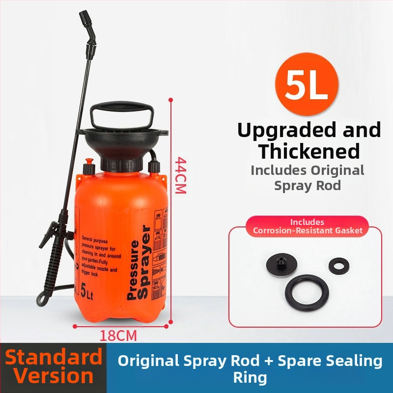 Lunong plastikust aiapihusti kastmiseks, taimekaitsevahendite manustamiseks ja desinfitseerimiseks