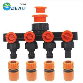 Deo plastični vodovodni priključak sa prekidačem – 1 na 4 razdjelnik za navodnjavanje vrta