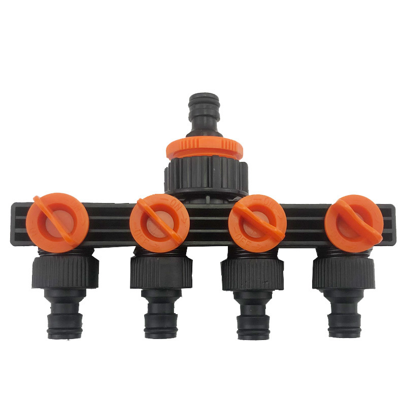 Deo plastični vodovodni priključak sa prekidačem – 1 na 4 razdjelnik za navodnjavanje vrta