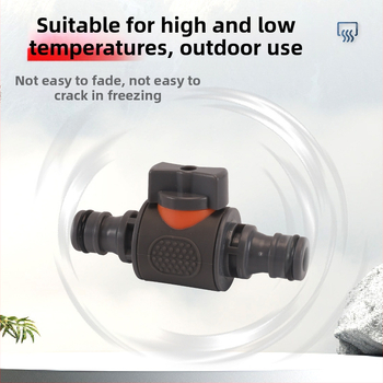 Plastikas raksts vārsts auto mazgāšanai ar ātru savienojumu, Hongying modeļa, sienas biezums 2 mm, klase A