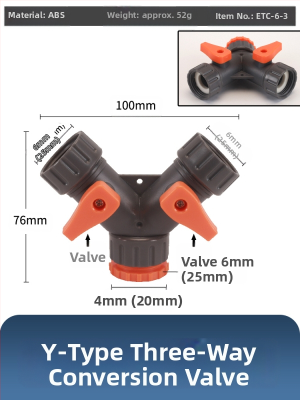 Plastikas raksts vārsts auto mazgāšanai ar ātru savienojumu, Hongying modeļa, sienas biezums 2 mm, klase A