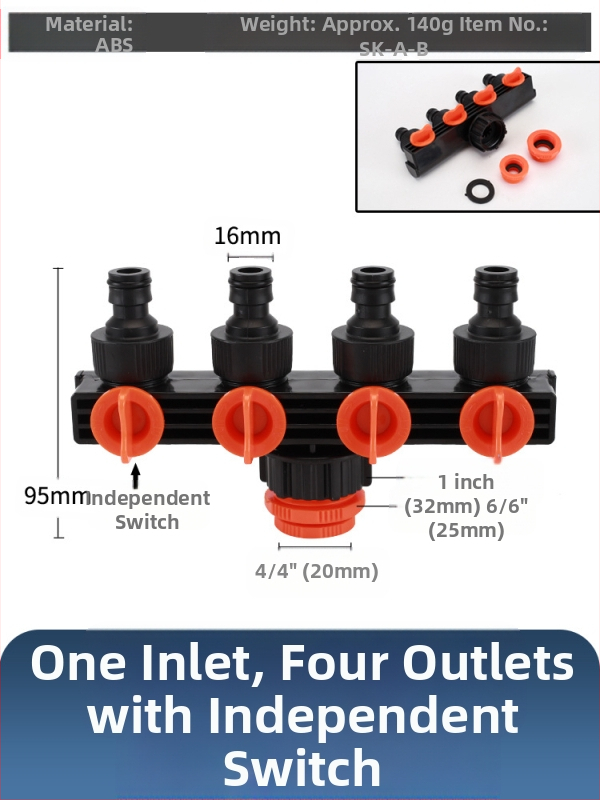 Plastikas raksts vārsts auto mazgāšanai ar ātru savienojumu, Hongying modeļa, sienas biezums 2 mm, klase A