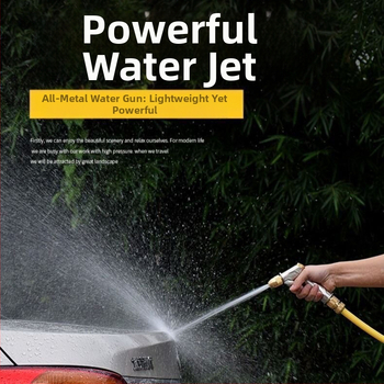 Πιστόλι Πλύσης Αυτοκινήτων Υψηλής Πίεσης με Κατασκευή από Κράμα, Πολυλειτουργικός Ακροφύσιο Βούρτσας, Σετ Πότισματος