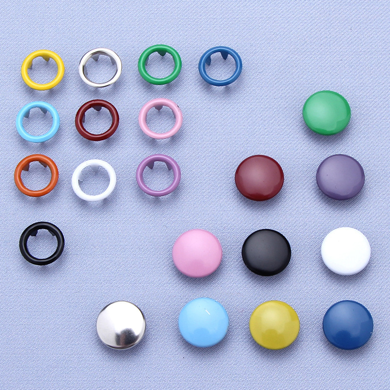 Σετ κουμπιών από ανοξείδωτο χάλυβα με πενταδάκτυλη αγκράβα – κουμπιά snap, μανσέτες και κρυφά κουμπιά για εσώρουχα, πουκάμισα και παιδικά ρούχα