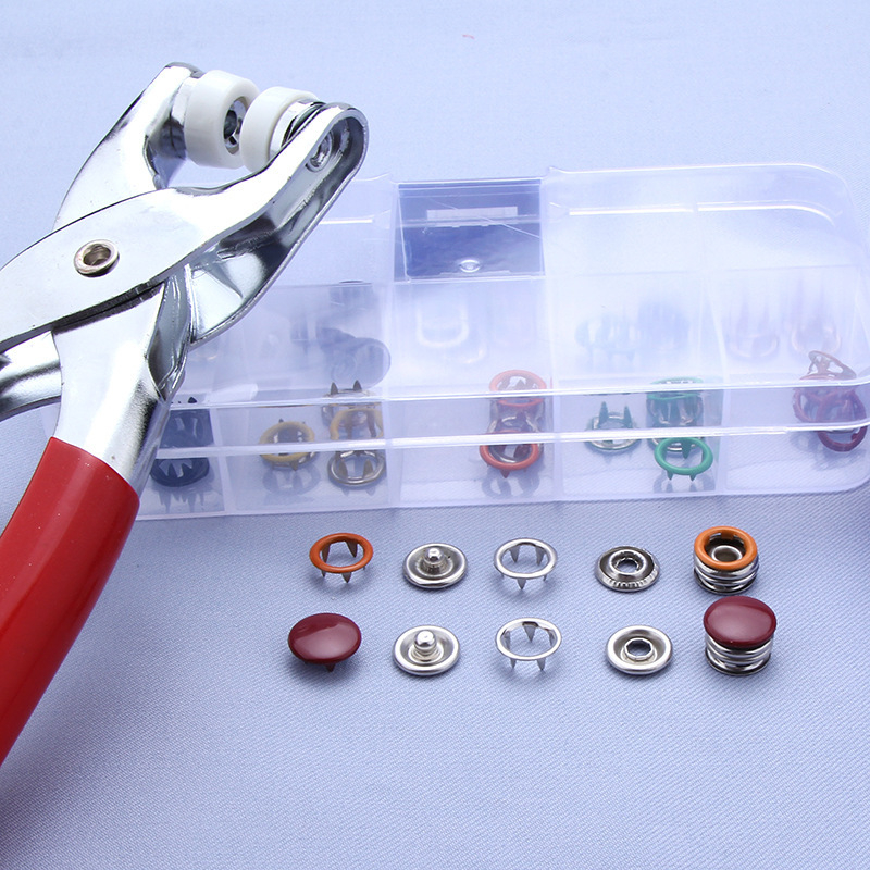 Σετ κουμπιών από ανοξείδωτο χάλυβα με πενταδάκτυλη αγκράβα – κουμπιά snap, μανσέτες και κρυφά κουμπιά για εσώρουχα, πουκάμισα και παιδικά ρούχα