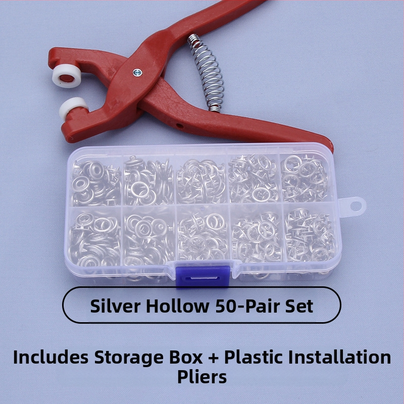 Σετ κουμπιών από ανοξείδωτο χάλυβα με πενταδάκτυλη αγκράβα – κουμπιά snap, μανσέτες και κρυφά κουμπιά για εσώρουχα, πουκάμισα και παιδικά ρούχα