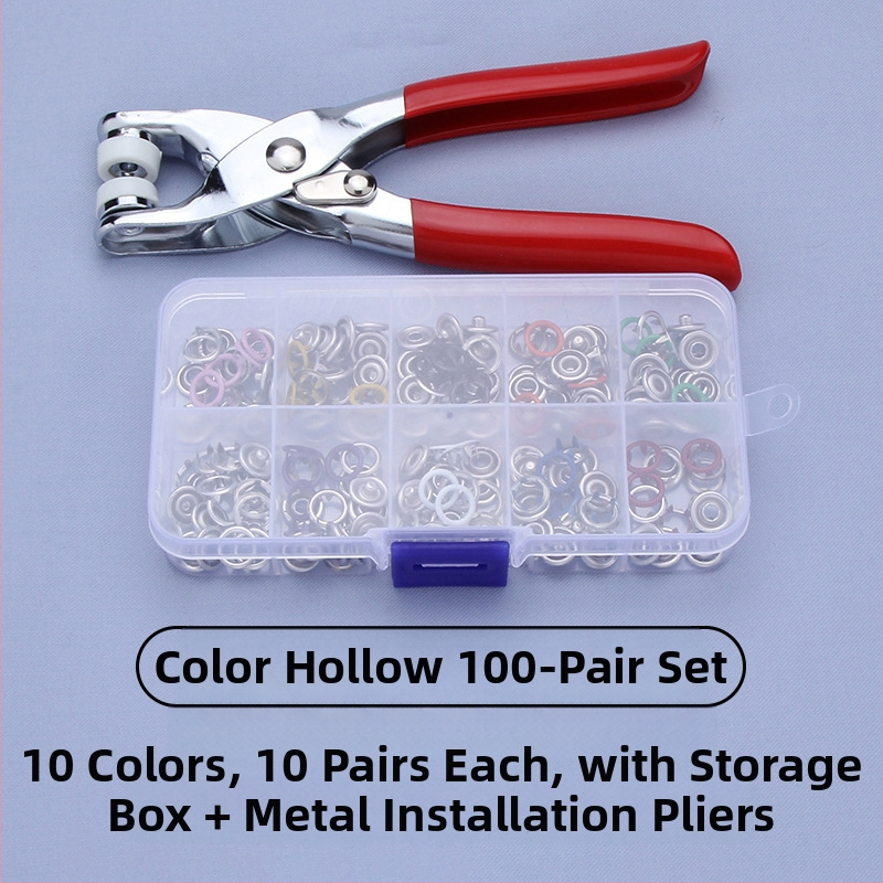 Σετ κουμπιών από ανοξείδωτο χάλυβα με πενταδάκτυλη αγκράβα – κουμπιά snap, μανσέτες και κρυφά κουμπιά για εσώρουχα, πουκάμισα και παιδικά ρούχα