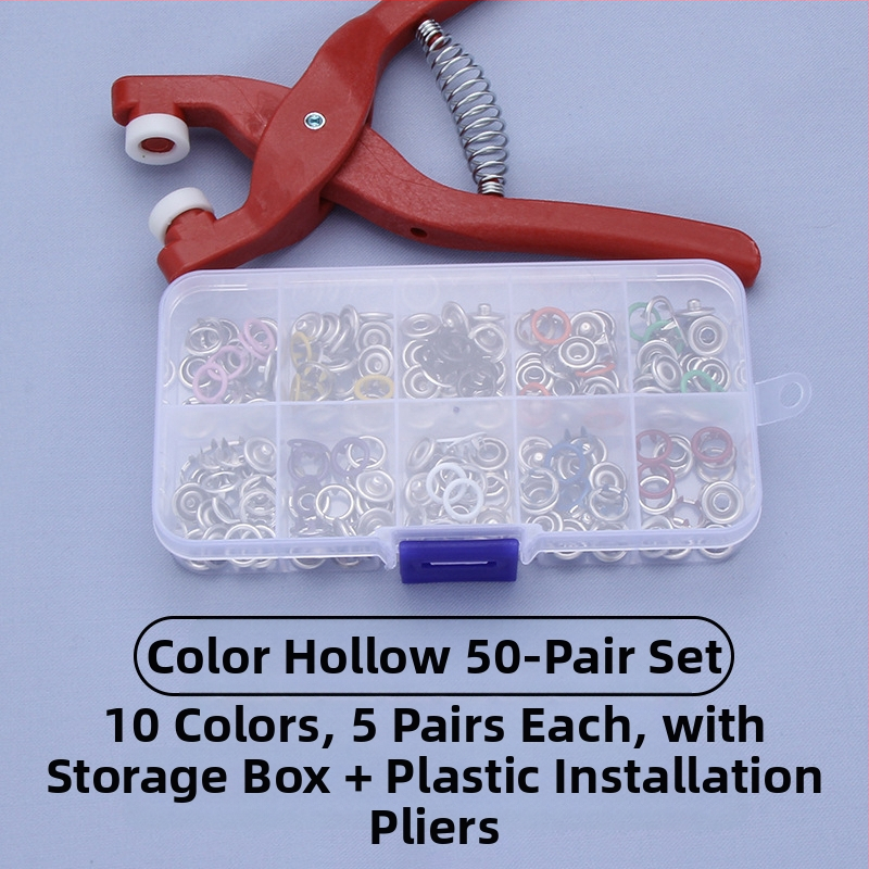 Σετ κουμπιών από ανοξείδωτο χάλυβα με πενταδάκτυλη αγκράβα – κουμπιά snap, μανσέτες και κρυφά κουμπιά για εσώρουχα, πουκάμισα και παιδικά ρούχα