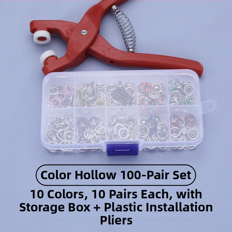 Σετ κουμπιών από ανοξείδωτο χάλυβα με πενταδάκτυλη αγκράβα – κουμπιά snap, μανσέτες και κρυφά κουμπιά για εσώρουχα, πουκάμισα και παιδικά ρούχα