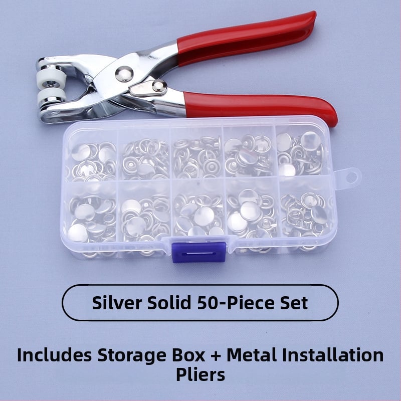 Σετ κουμπιών από ανοξείδωτο χάλυβα με πενταδάκτυλη αγκράβα – κουμπιά snap, μανσέτες και κρυφά κουμπιά για εσώρουχα, πουκάμισα και παιδικά ρούχα