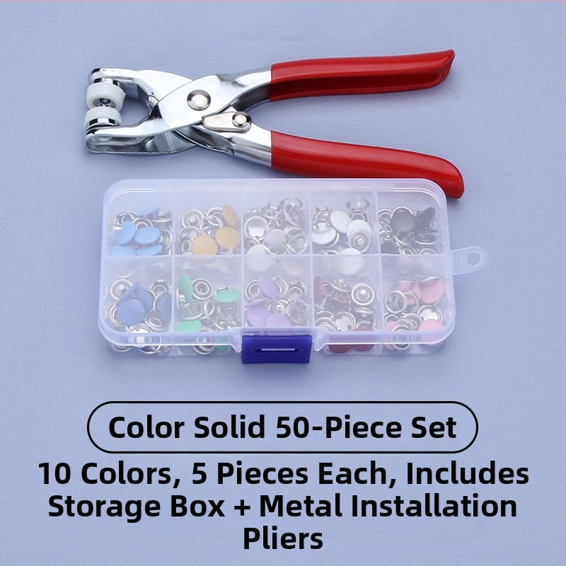 Σετ κουμπιών από ανοξείδωτο χάλυβα με πενταδάκτυλη αγκράβα – κουμπιά snap, μανσέτες και κρυφά κουμπιά για εσώρουχα, πουκάμισα και παιδικά ρούχα