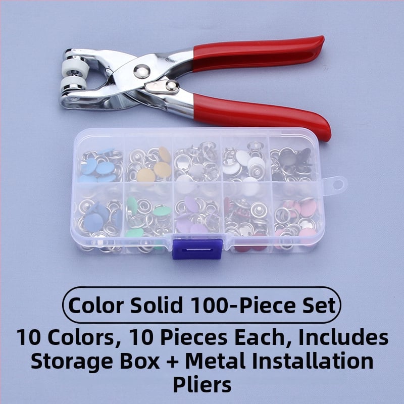 Σετ κουμπιών από ανοξείδωτο χάλυβα με πενταδάκτυλη αγκράβα – κουμπιά snap, μανσέτες και κρυφά κουμπιά για εσώρουχα, πουκάμισα και παιδικά ρούχα