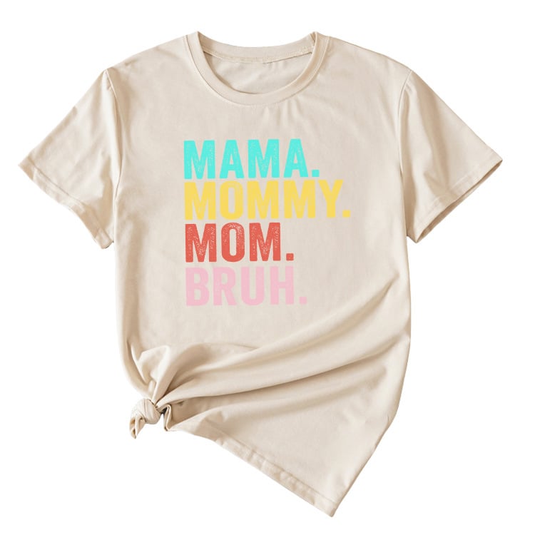 Tricou de damă din bumbac, imprimeu, mâneci scurte, guler rotund, croială lejeră, stil street hip-hop