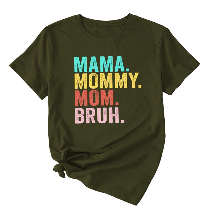 Tricou de damă din bumbac, imprimeu, mâneci scurte, guler rotund, croială lejeră, stil street hip-hop