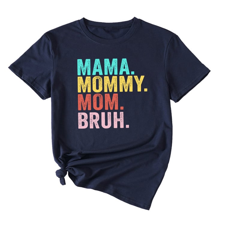 Tricou de damă din bumbac, imprimeu, mâneci scurte, guler rotund, croială lejeră, stil street hip-hop