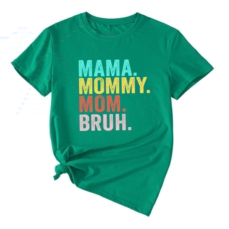 Tricou de damă din bumbac, imprimeu, mâneci scurte, guler rotund, croială lejeră, stil street hip-hop