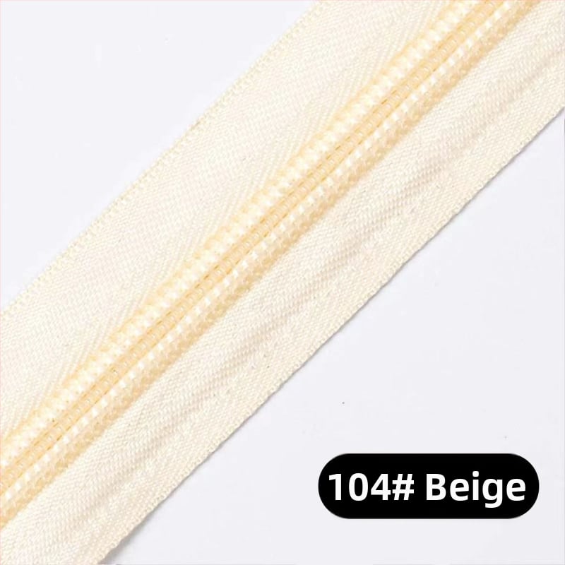 Νάιλον φερμουάρ με σχέδιο 28 δοντιών, πακέτο 200 γιάρδων πλαστικών δοντιών για τσάντες, σακίδια και ρούχα