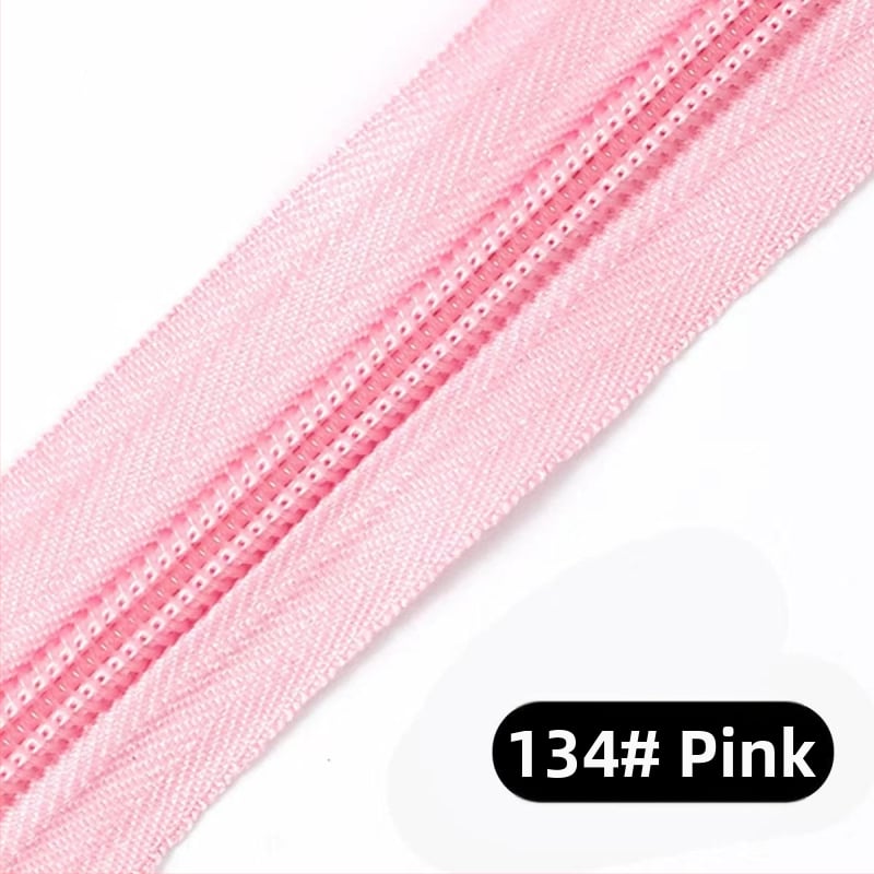 Νάιλον φερμουάρ με σχέδιο 28 δοντιών, πακέτο 200 γιάρδων πλαστικών δοντιών για τσάντες, σακίδια και ρούχα