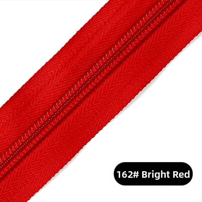 Νάιλον φερμουάρ με σχέδιο 28 δοντιών, πακέτο 200 γιάρδων πλαστικών δοντιών για τσάντες, σακίδια και ρούχα