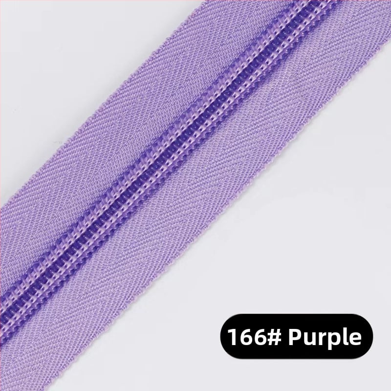 Νάιλον φερμουάρ με σχέδιο 28 δοντιών, πακέτο 200 γιάρδων πλαστικών δοντιών για τσάντες, σακίδια και ρούχα