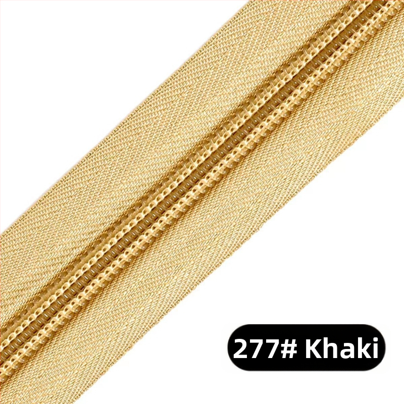 Νάιλον φερμουάρ με σχέδιο 28 δοντιών, πακέτο 200 γιάρδων πλαστικών δοντιών για τσάντες, σακίδια και ρούχα