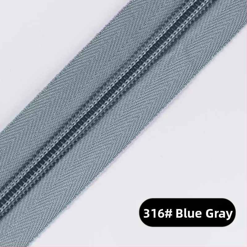 Νάιλον φερμουάρ με σχέδιο 28 δοντιών, πακέτο 200 γιάρδων πλαστικών δοντιών για τσάντες, σακίδια και ρούχα