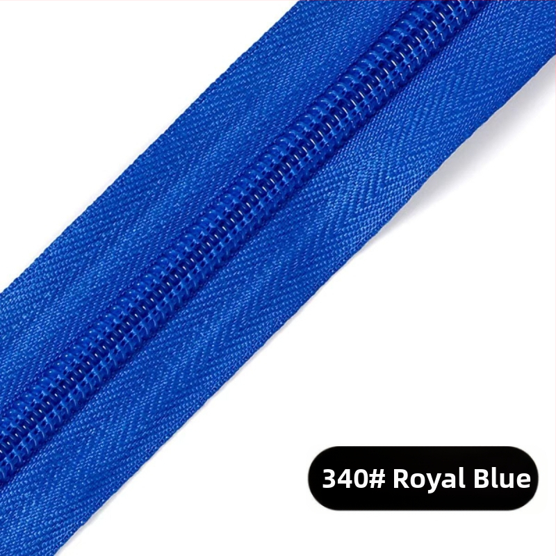 Νάιλον φερμουάρ με σχέδιο 28 δοντιών, πακέτο 200 γιάρδων πλαστικών δοντιών για τσάντες, σακίδια και ρούχα