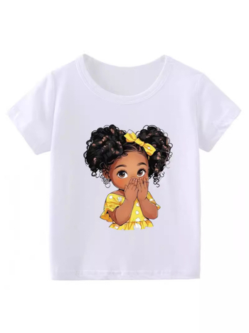 Παιδικό T-shirt με UV προστασία, Modal, στρογγυλή λαιμόκοψη, κοντομάνικο, καρτούν μοτίβο