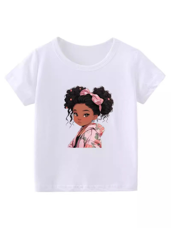 Παιδικό T-shirt με UV προστασία, Modal, στρογγυλή λαιμόκοψη, κοντομάνικο, καρτούν μοτίβο