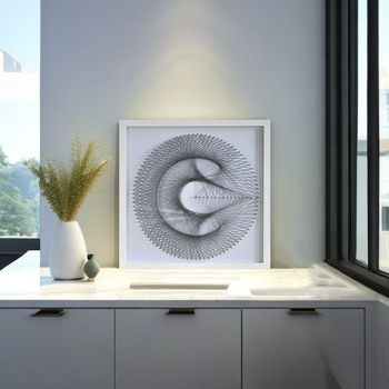 Σετ γεωμετρικής τέχνης με καρφιά για DIY ύφανση — Καθολικό πλαίσιο, Κινέζικό στυλ (Μάρκα: Other; Πλαίσιο: Καθολικό μοντέλο; Στυλ: Κινέζικο στυλ)