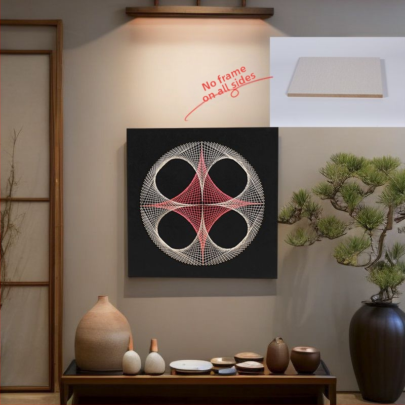 Σετ γεωμετρικής τέχνης με καρφιά για DIY ύφανση — Καθολικό πλαίσιο, Κινέζικό στυλ (Μάρκα: Other; Πλαίσιο: Καθολικό μοντέλο; Στυλ: Κινέζικο στυλ)