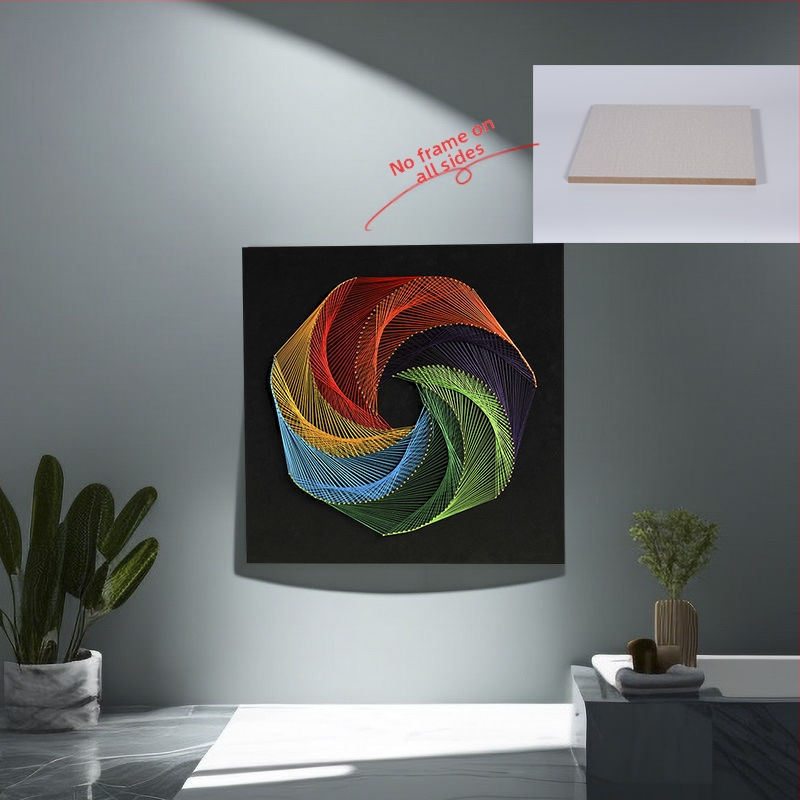 Σετ γεωμετρικής τέχνης με καρφιά για DIY ύφανση — Καθολικό πλαίσιο, Κινέζικό στυλ (Μάρκα: Other; Πλαίσιο: Καθολικό μοντέλο; Στυλ: Κινέζικο στυλ)